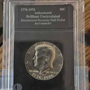 Bicentennial Kennedy Half Dollar Coin